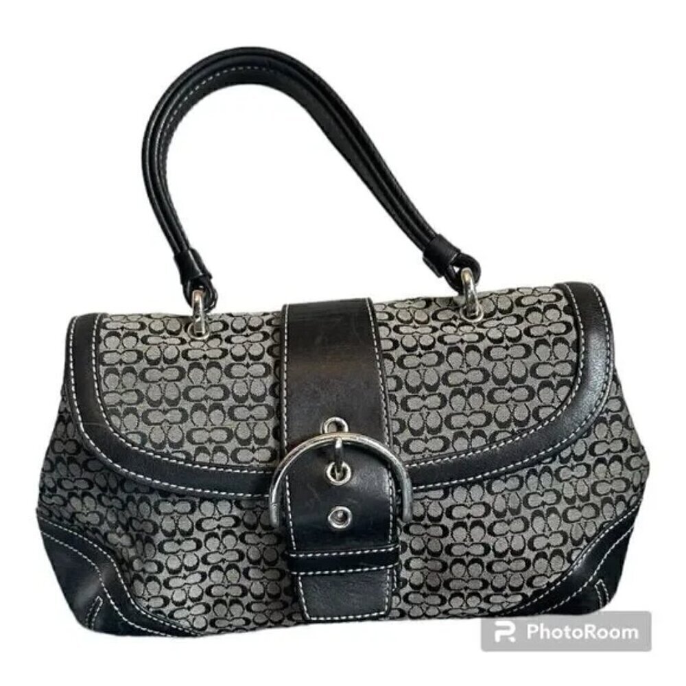 Coach Black and Gray Hobo Bag - Picture 13 of 13